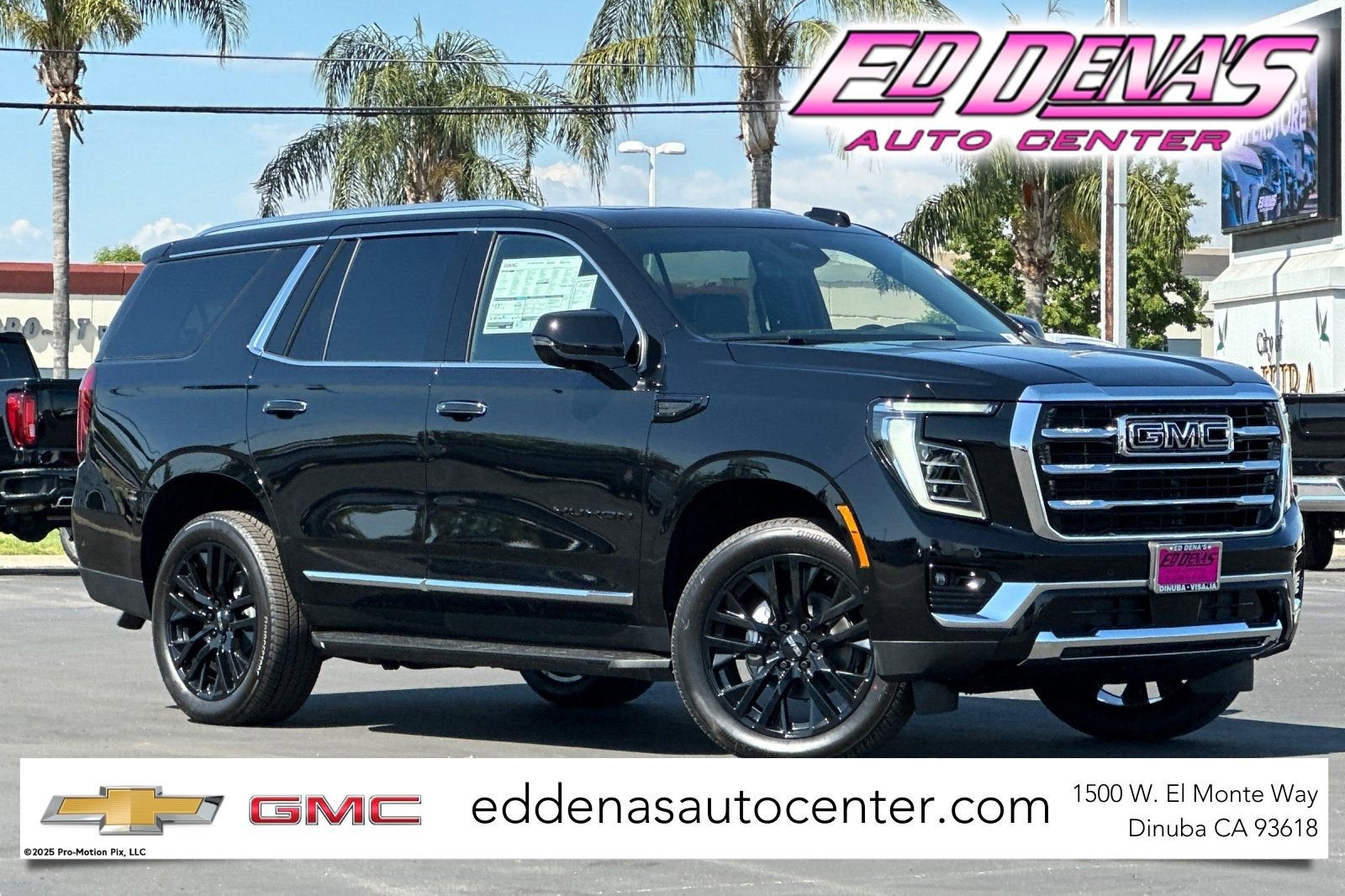 2026 GMC Yukon Elevation in Onyx Black — front three-quarter view