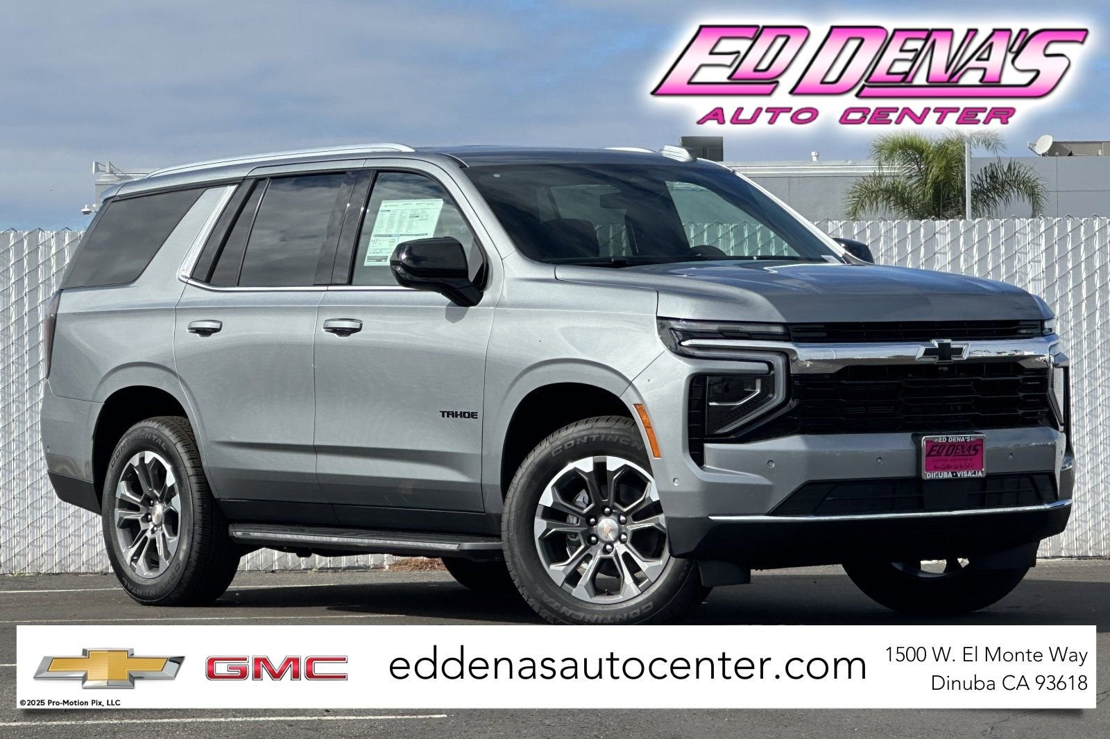 2026 Chevrolet Tahoe LS in Sterling Gray Metallic — front three-quarter view