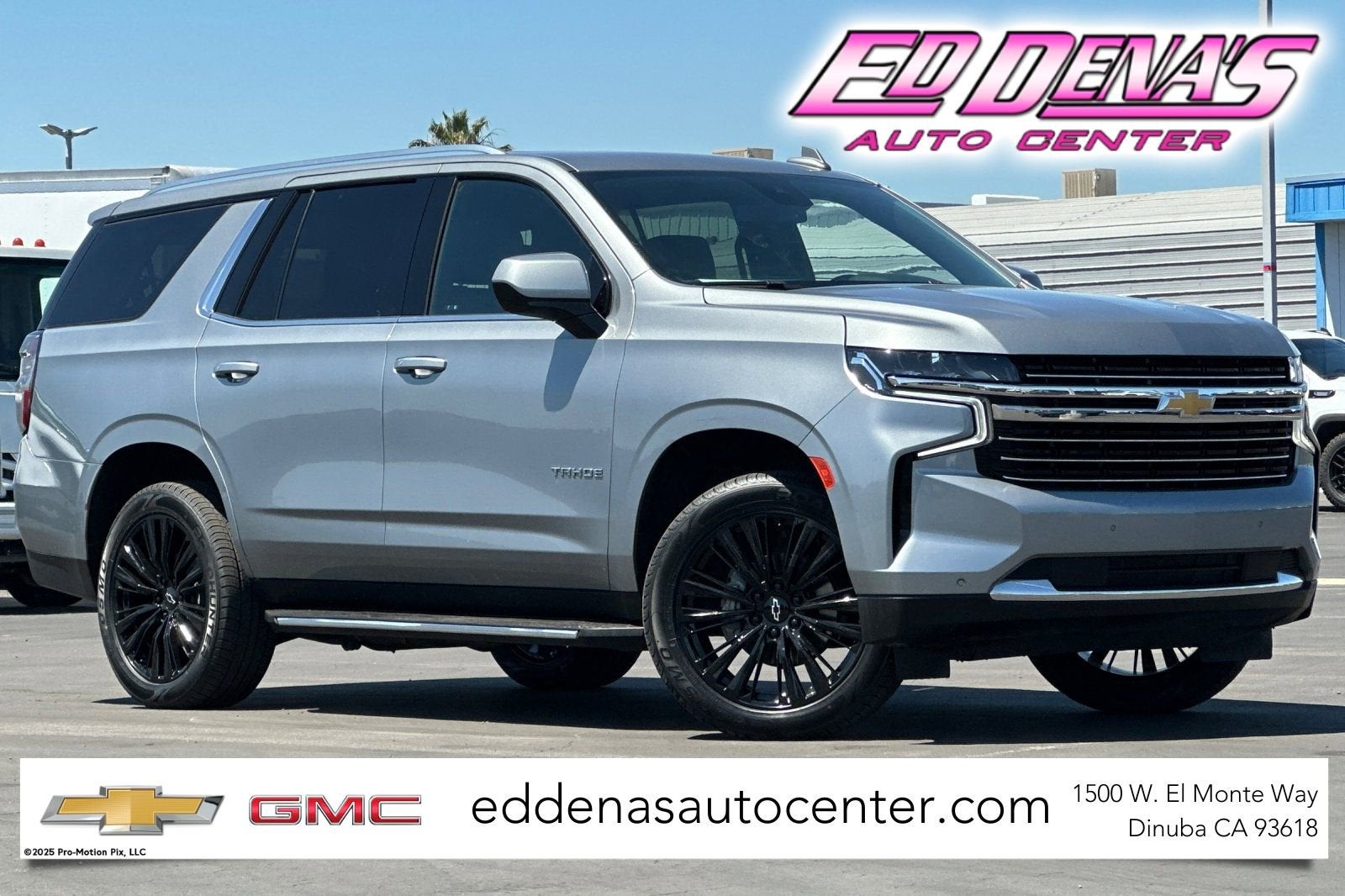 2024 Chevrolet Tahoe LT in Sterling Gray Metallic — front three-quarter view