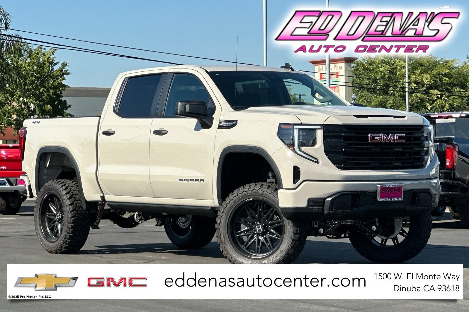 2026 GMC Sierra 1500 Pro in Coastal Dune — front three-quarter view