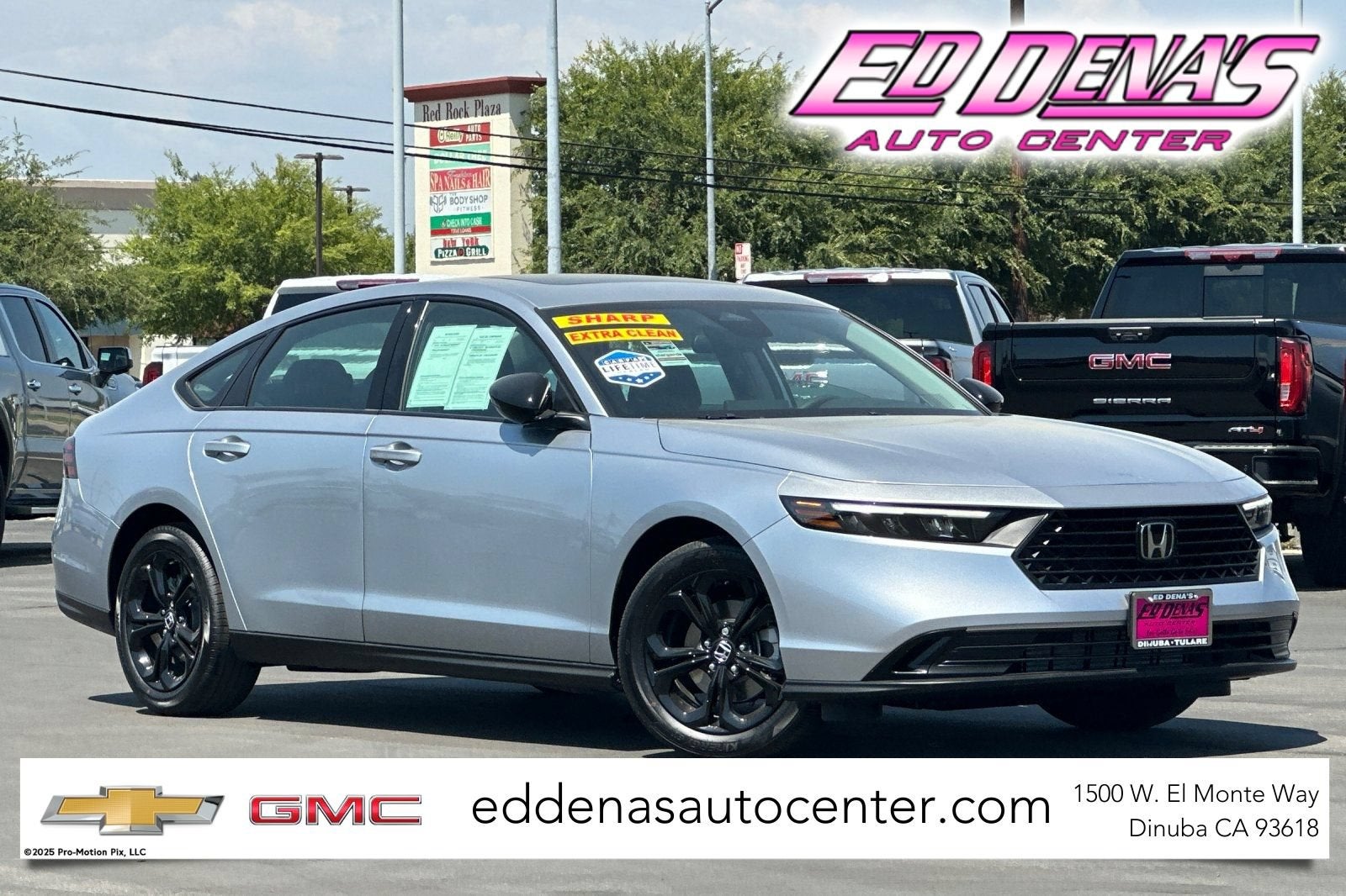2025 Honda Accord Sedan SE in Silver — front three-quarter view