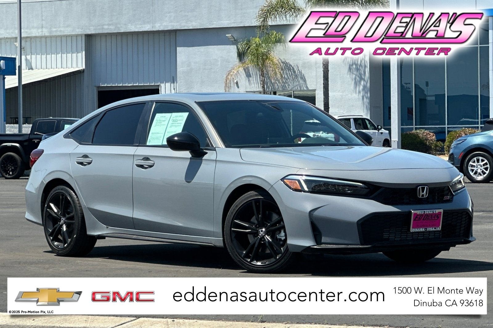2026 Honda Civic Si Manual in Gray — front three-quarter view