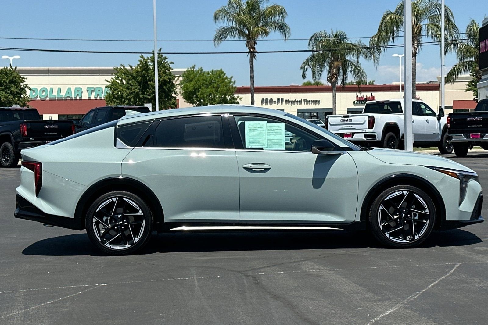 2025 Kia K4 — rear three-quarter view